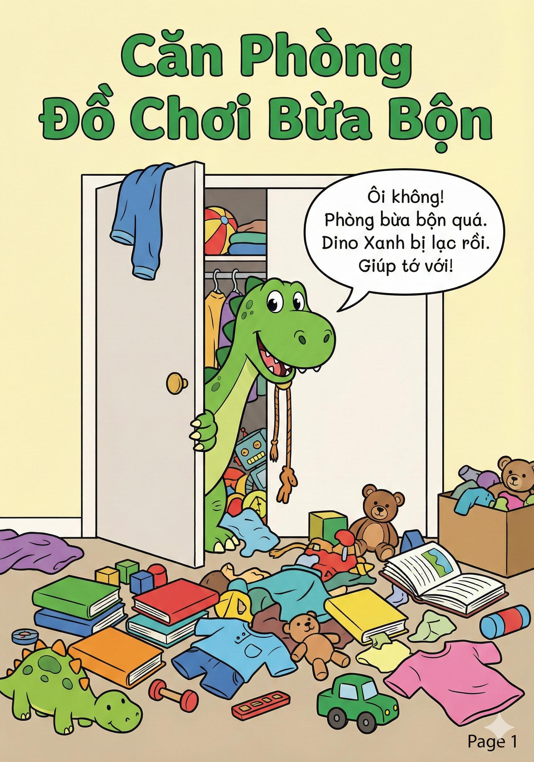 Căn Phòng Đồ Chơi Bừa Bộn