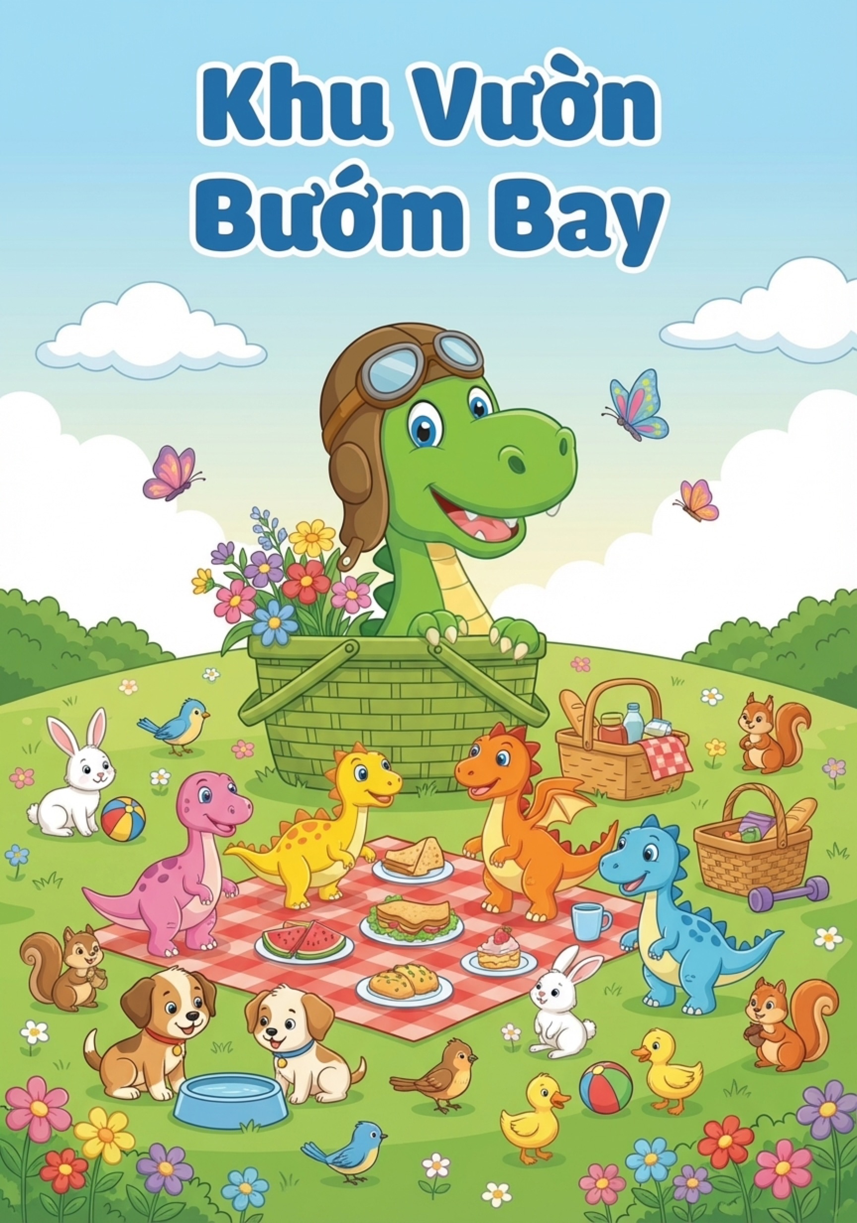 Đồi Hoa Và Cún Con